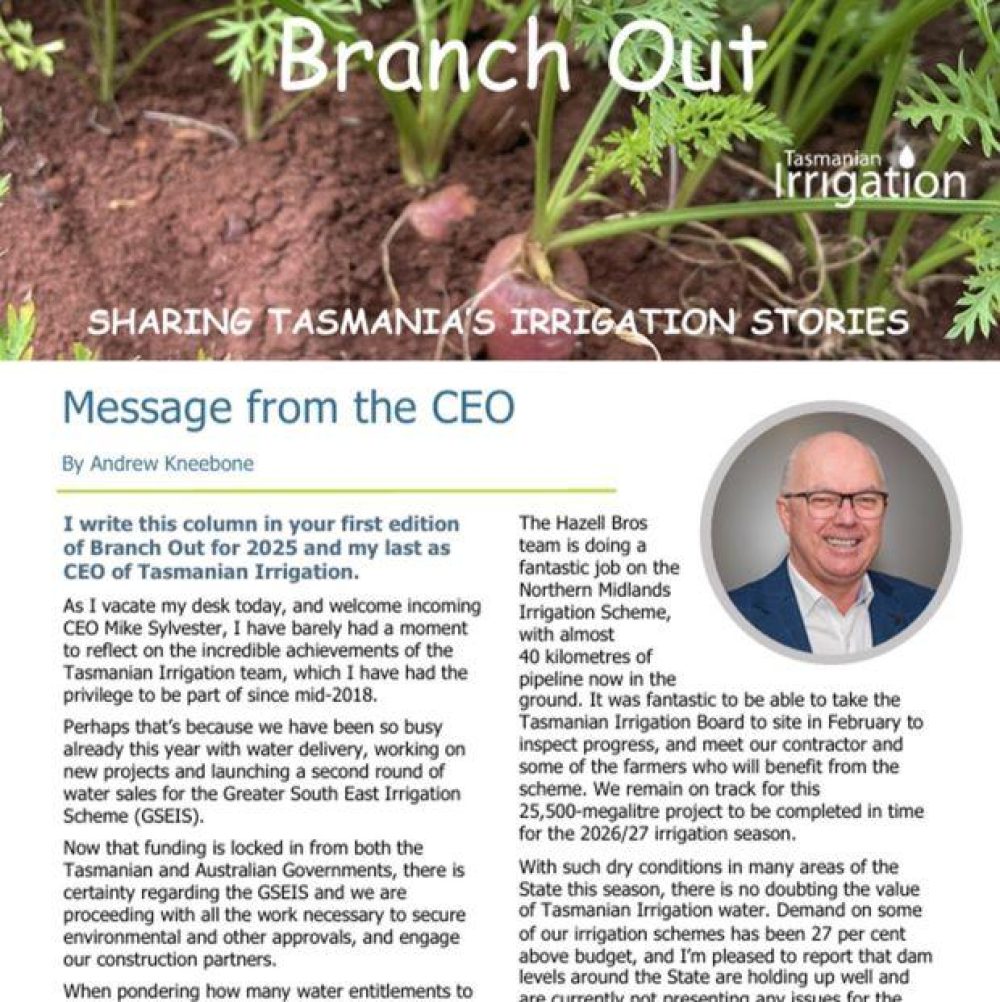 Branch Out March 2025 Page One