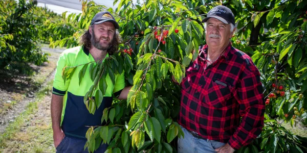 Jake and Ian Newnham Lowinda Orchard